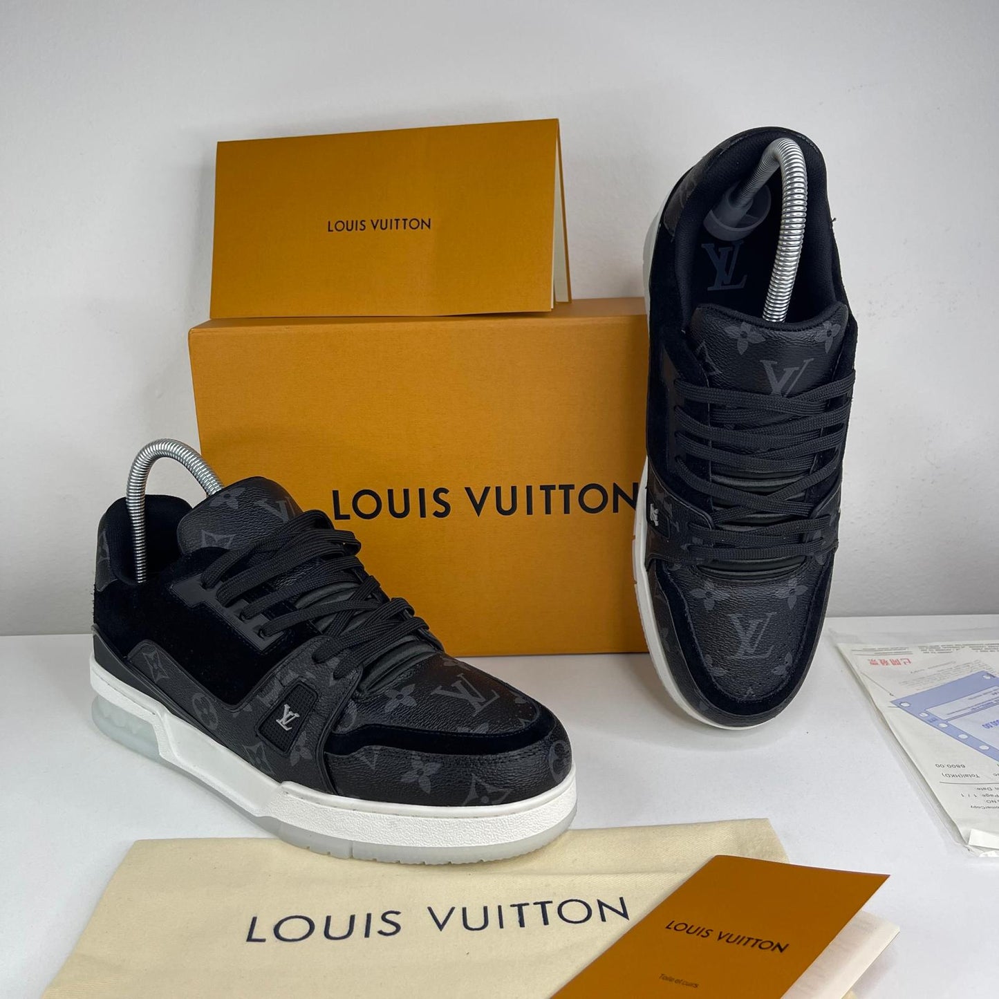 Louis Vuitton Trainer Low 'Black Monogram'