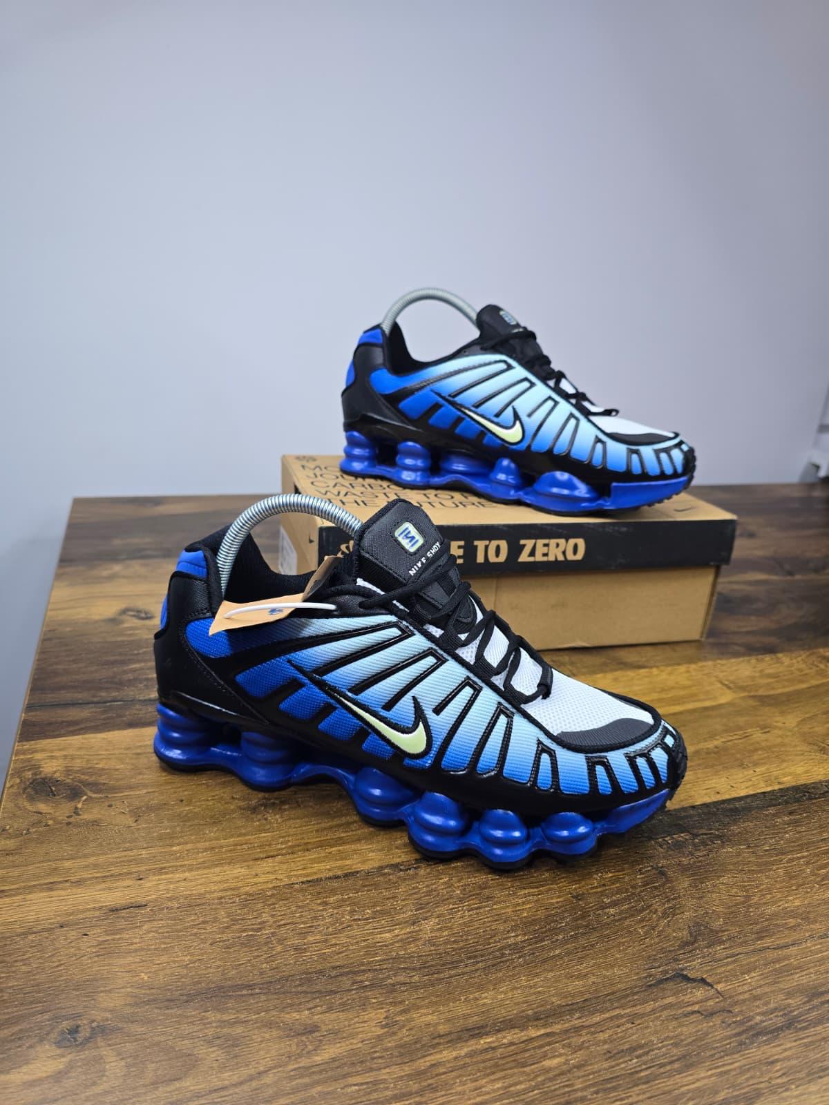 Nike Shox TL Vapor Green and Racer Blue