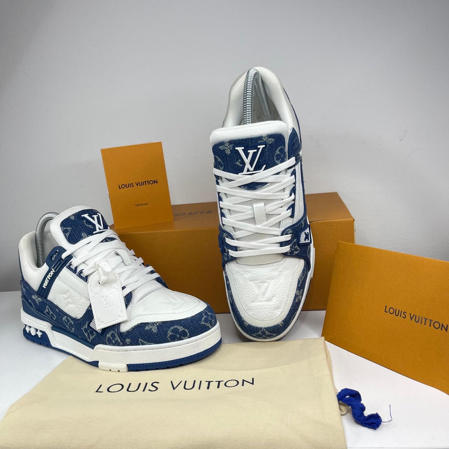 Louis Vuitton White Blue