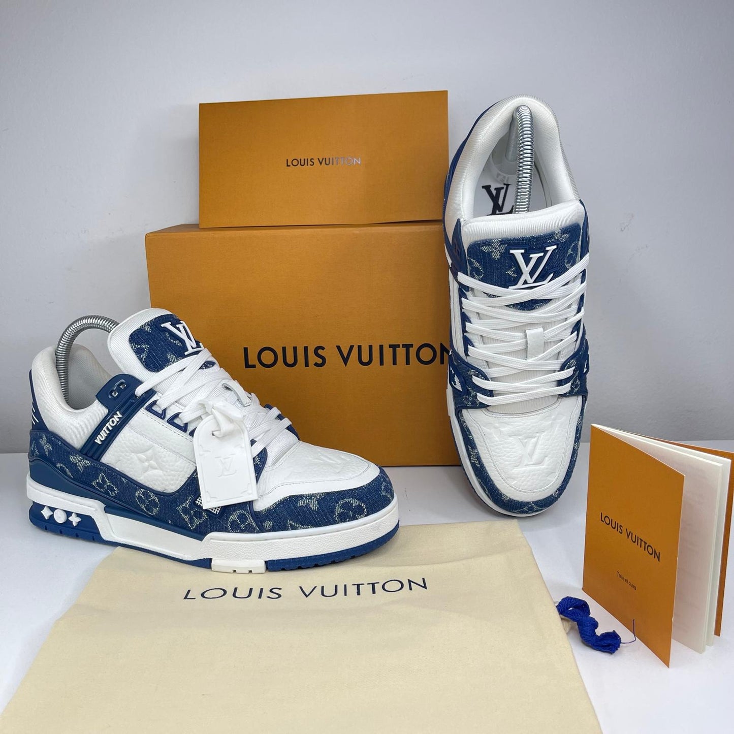 Louis Vuitton White Blue
