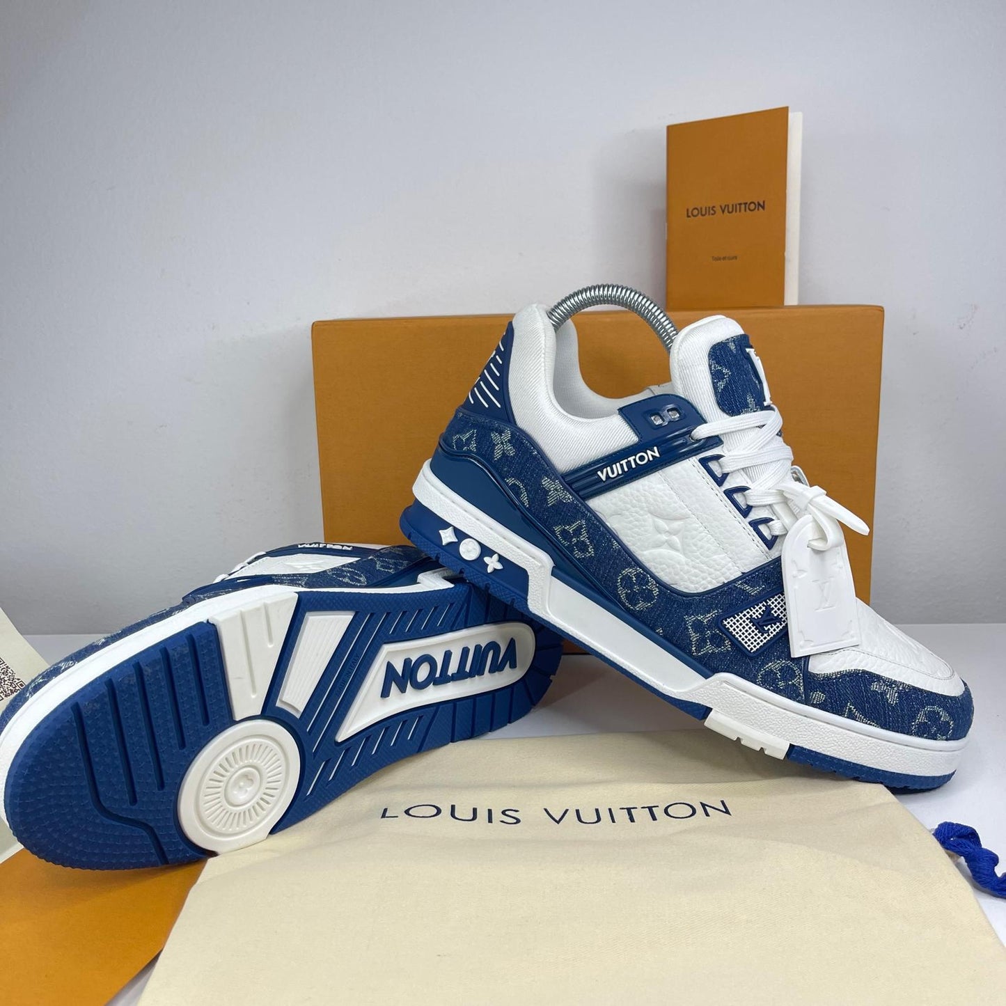 Louis Vuitton White Blue