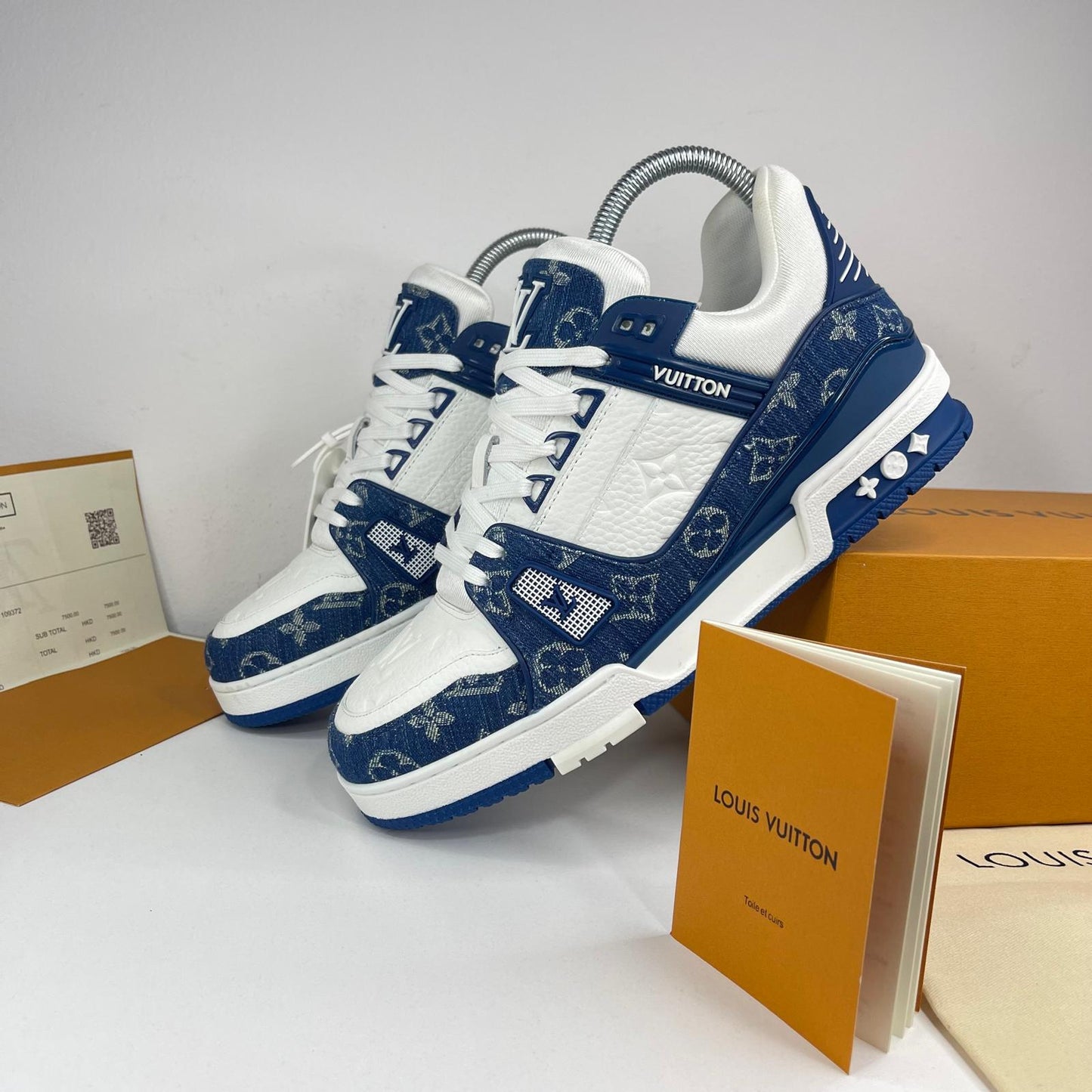 Louis Vuitton White Blue