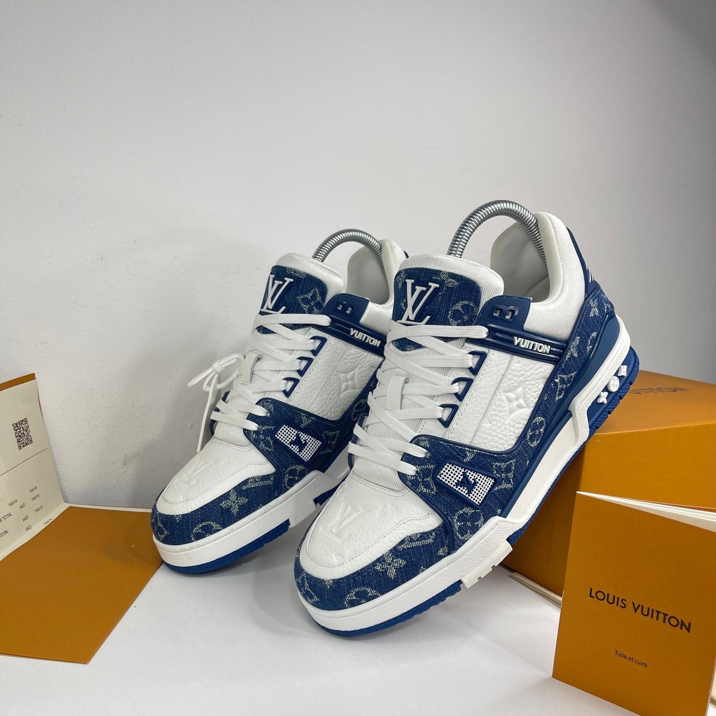 Louis Vuitton White Blue