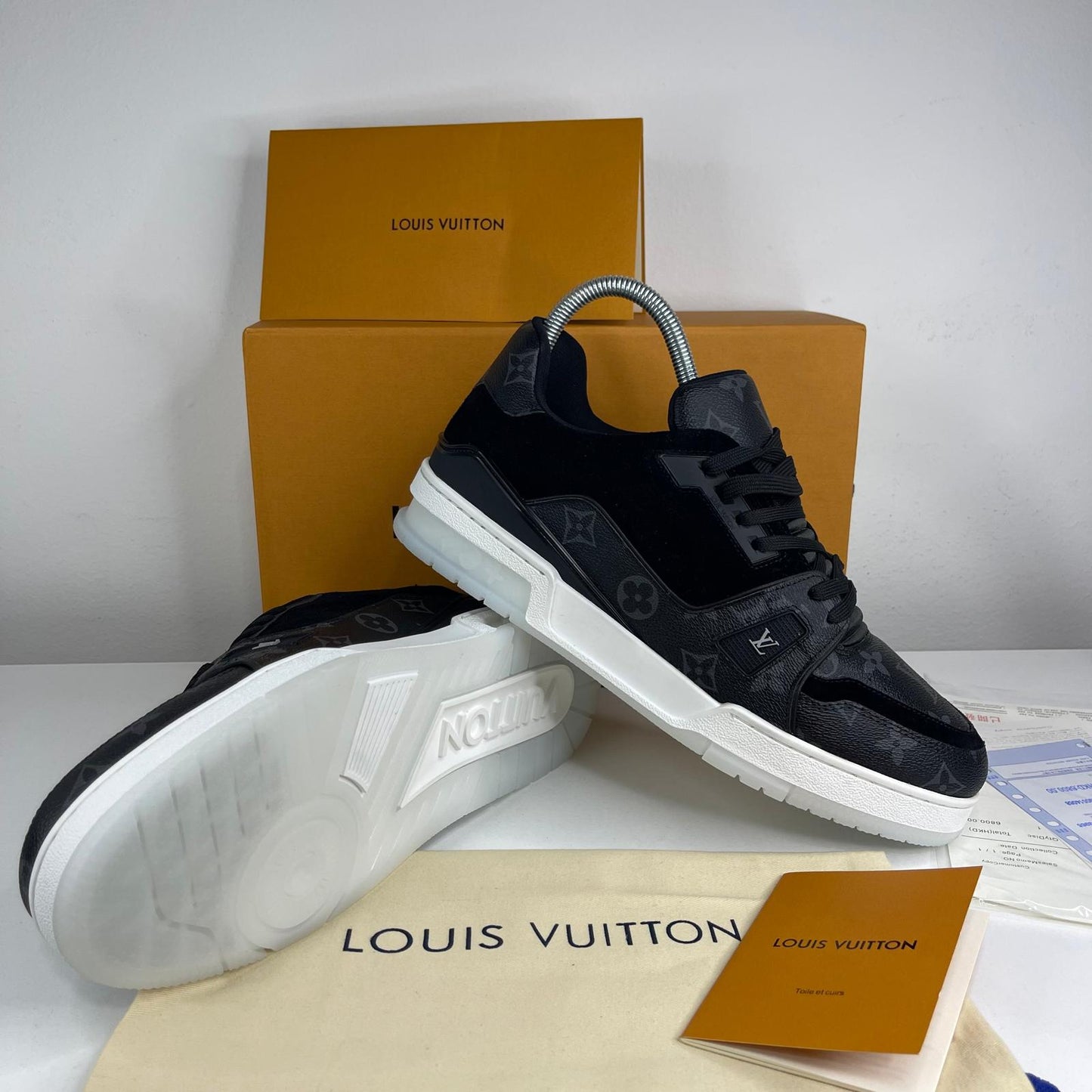 Louis Vuitton Trainer Low 'Black Monogram'