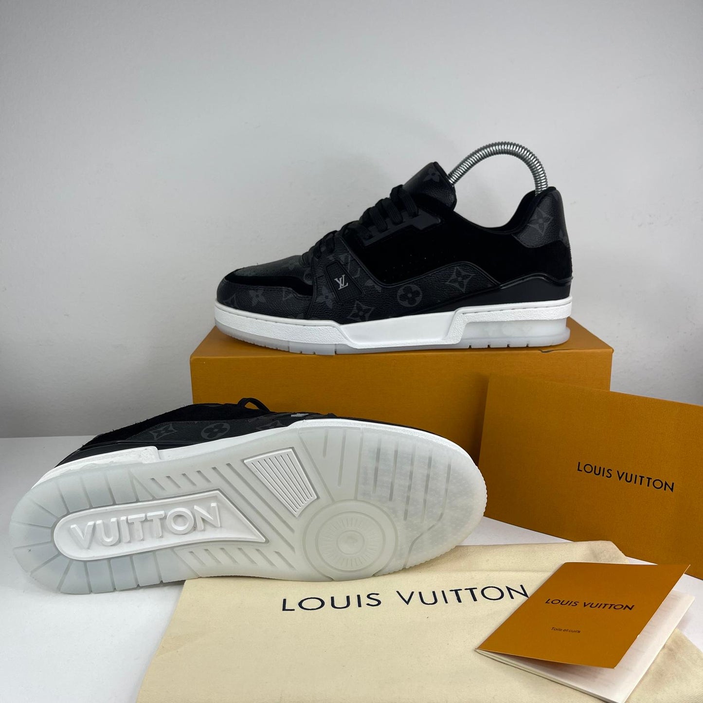 Louis Vuitton Trainer Low 'Black Monogram'